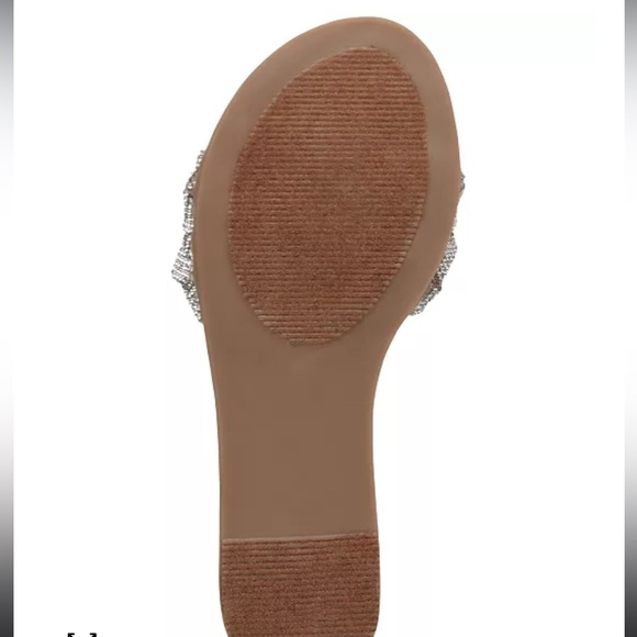 Steve Madden Women's Phayra Rhinestone Braided Slides Size 10 - Picture 4 of 12